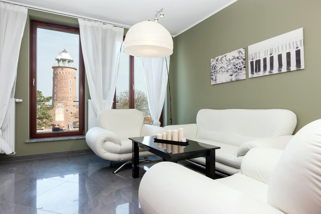 Jantar Apartamenty Deluxe Sea View Kołobrzeg Værelse billede